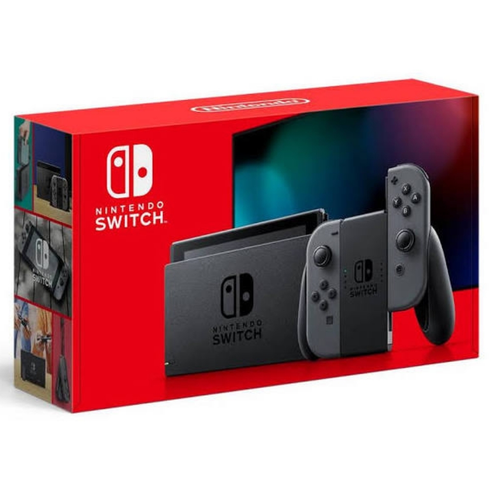 Nintendo Switch V2 black joycons.